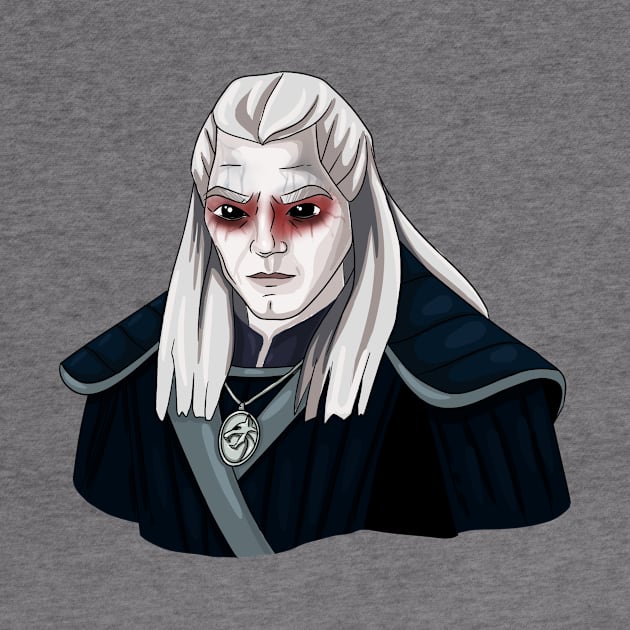 Geralt of Rivia T-Shirt by design_yurevi